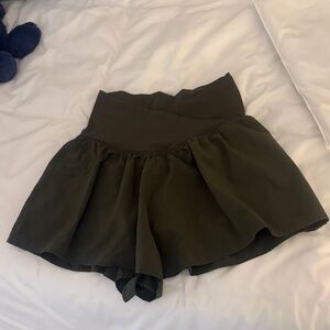 Aerie Olive Green Athletic Shorts
